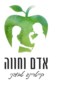 לוגו קייטרינג טבעוני אדם וחווה